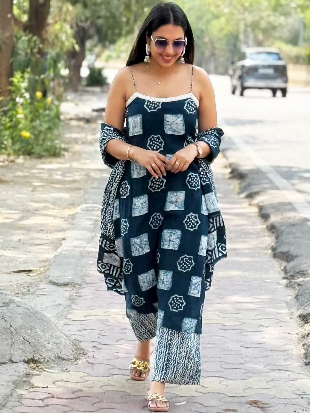 Indigo Noor Kurta Set